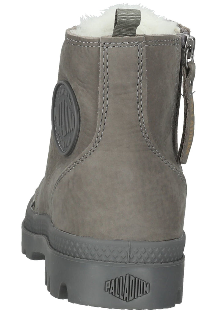 Palladium Stiefelette Leder Grau Warmfutter