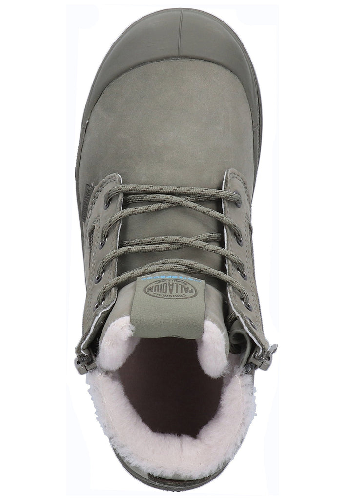 Palladium Stiefelette Leder Grün