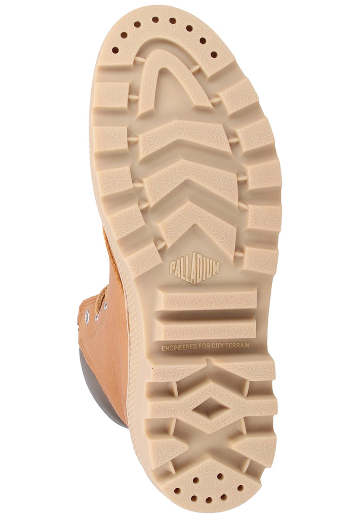Palladium Stiefelette Leder Hellbraun