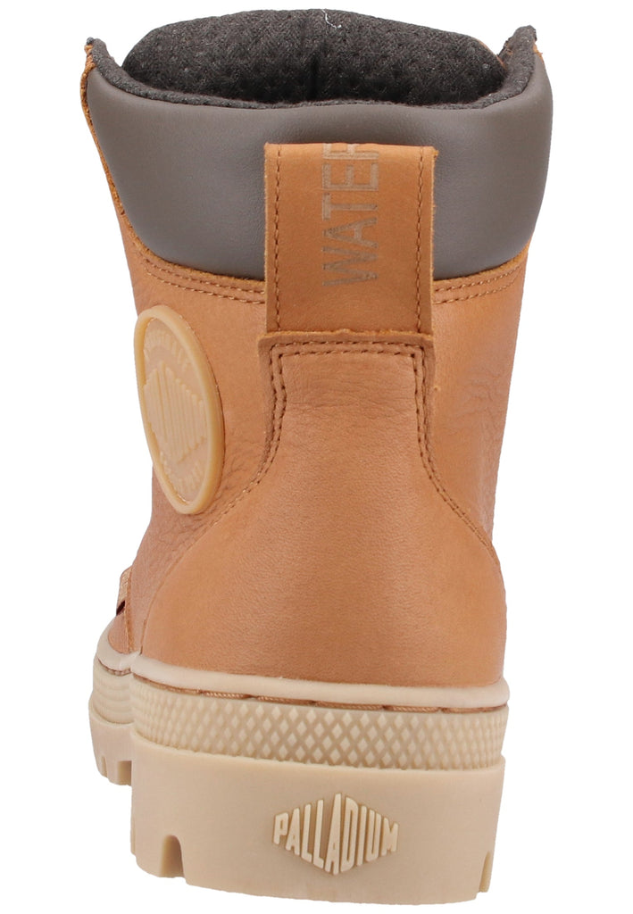 Palladium Stiefelette Leder Hellbraun