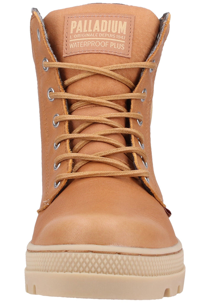 Palladium Stiefelette Leder Hellbraun