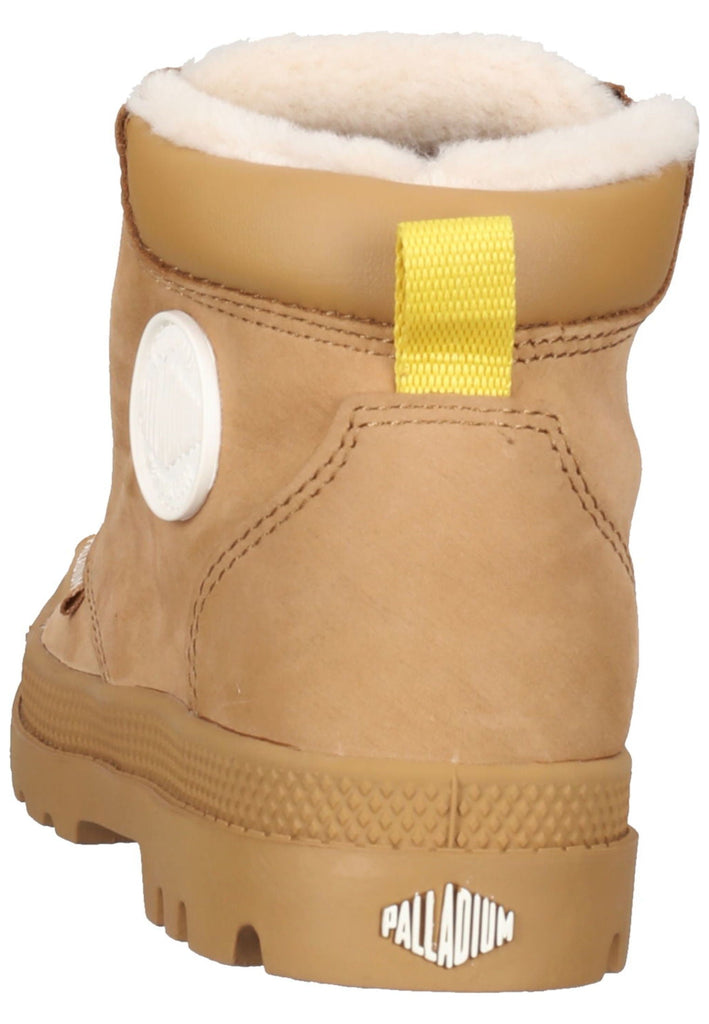 Palladium Stiefelette Leder Hellbraun Warmfutter