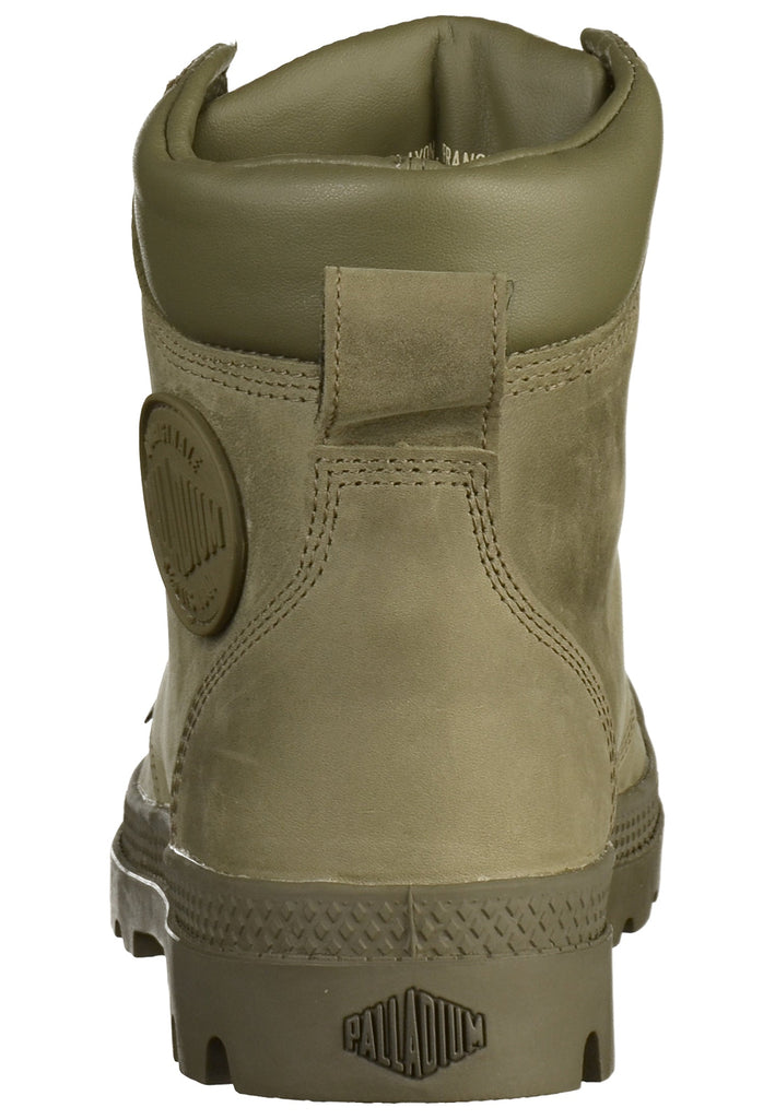 Palladium Stiefelette Leder Oliv
