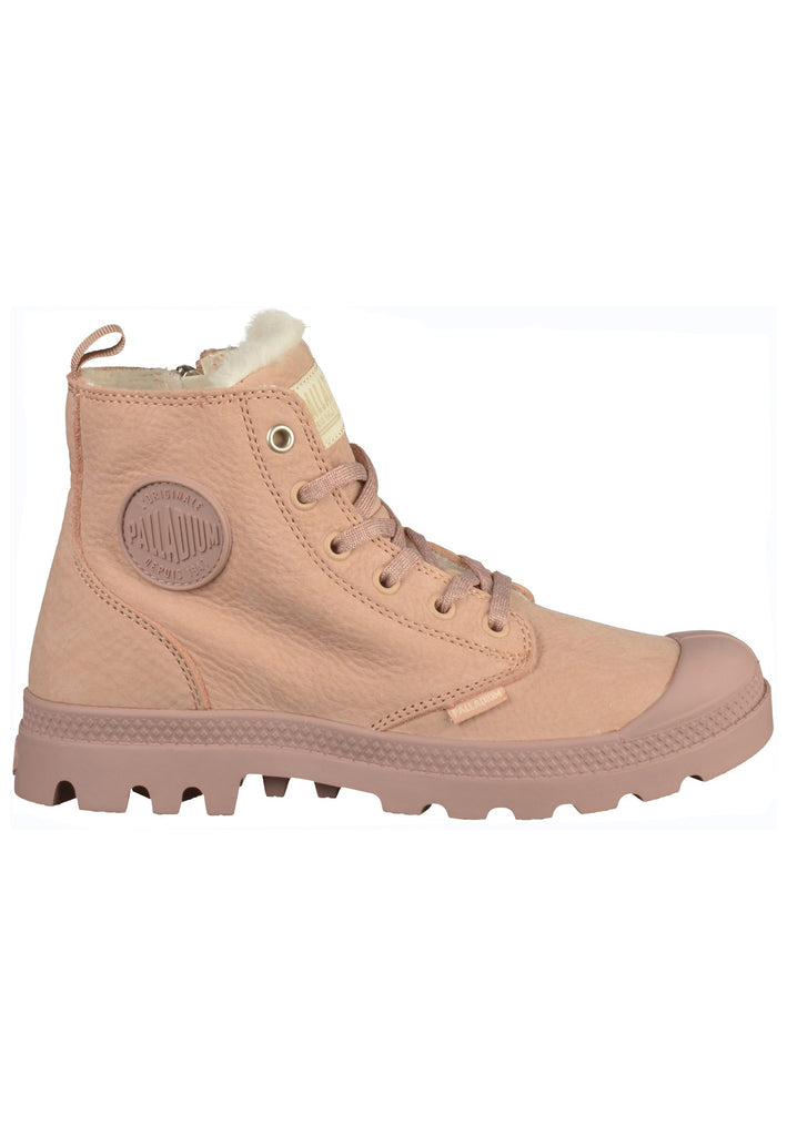 Palladium Stiefelette Leder Rosa