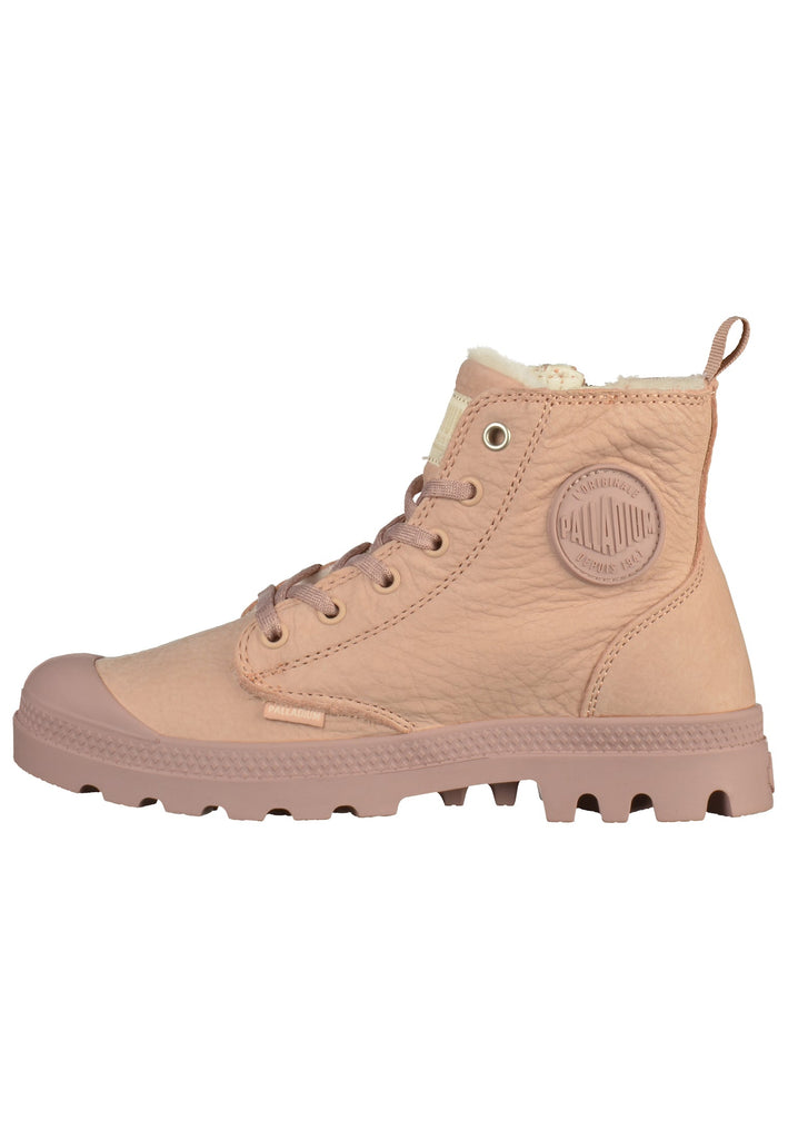 Palladium Stiefelette Leder Rosa