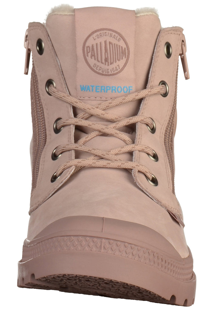 Palladium Stiefelette Leder Rosa