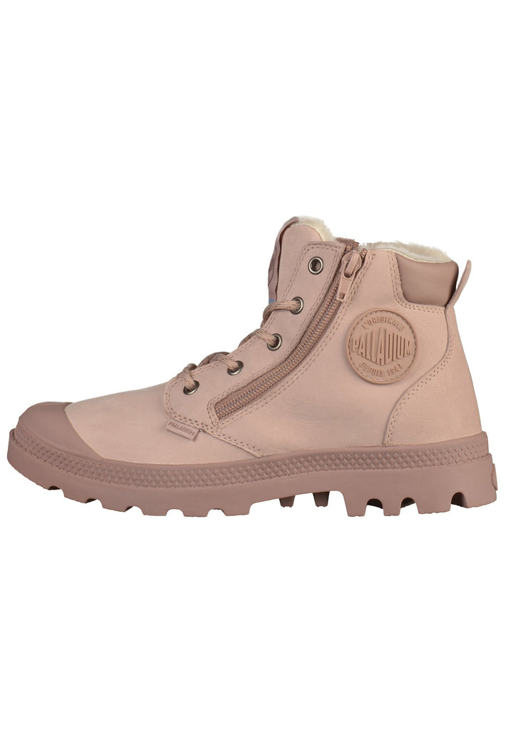 Palladium Stiefelette Leder Rosa