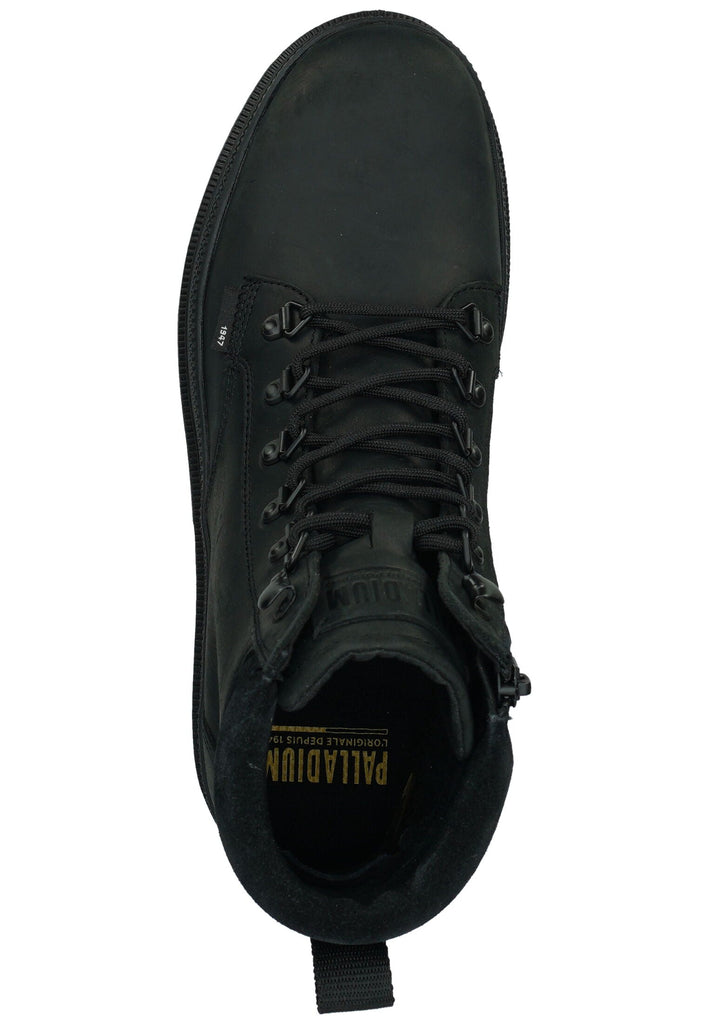 Palladium Stiefelette Leder Schwarz