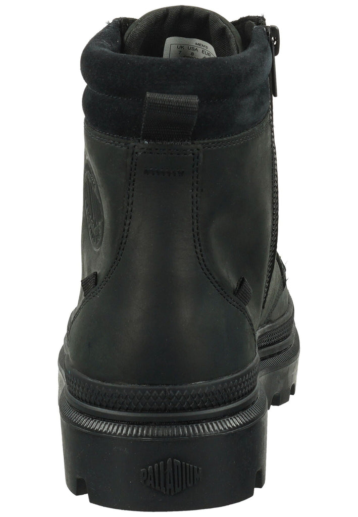 Palladium Stiefelette Leder Schwarz