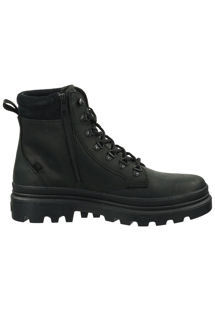 Palladium Stiefelette Leder Schwarz