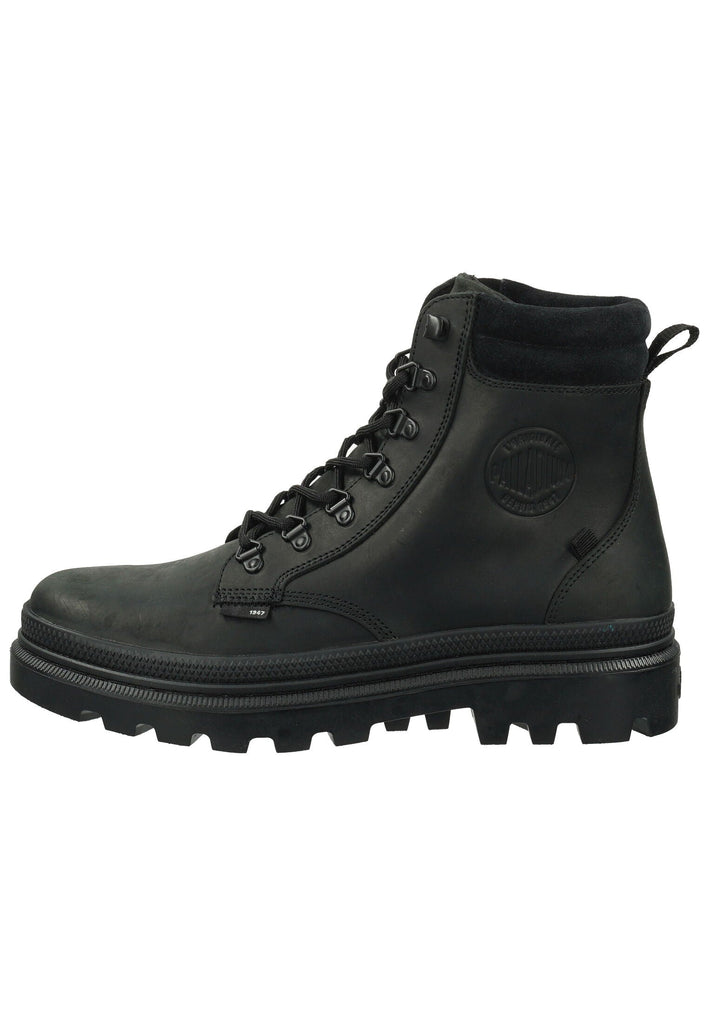 Palladium Stiefelette Leder Schwarz