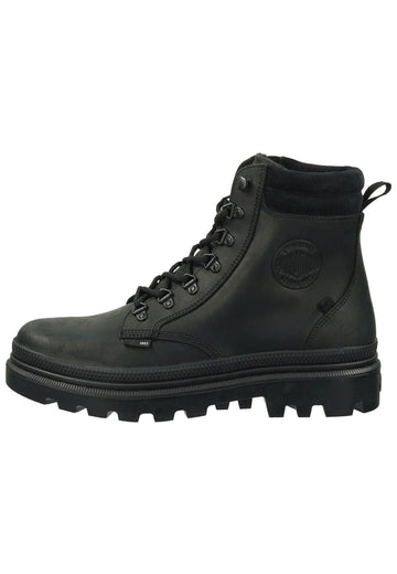 Palladium Stiefelette Leder Schwarz