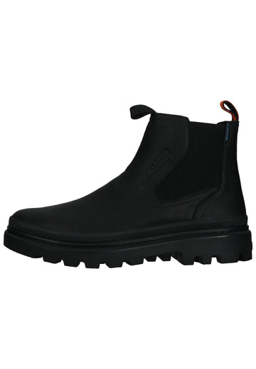 Palladium Stiefelette Leder Schwarz