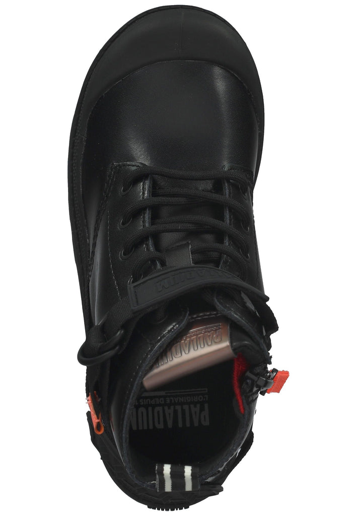 Palladium Stiefelette Leder Schwarz