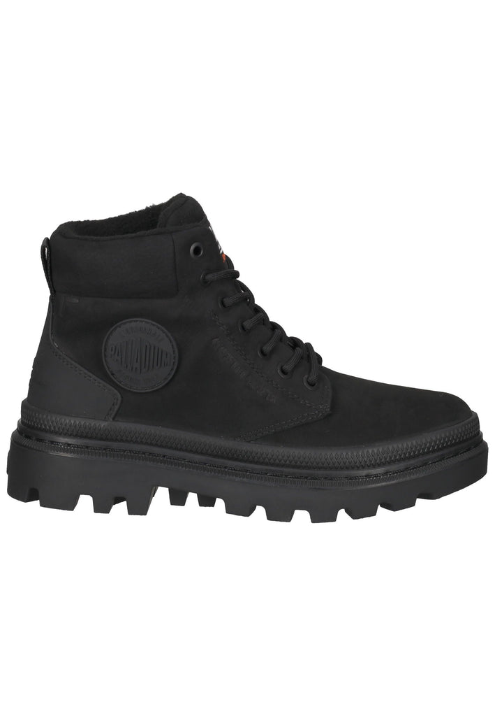Palladium Stiefelette Leder Schwarz