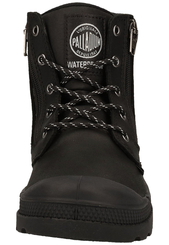 Palladium Stiefelette Leder Schwarz