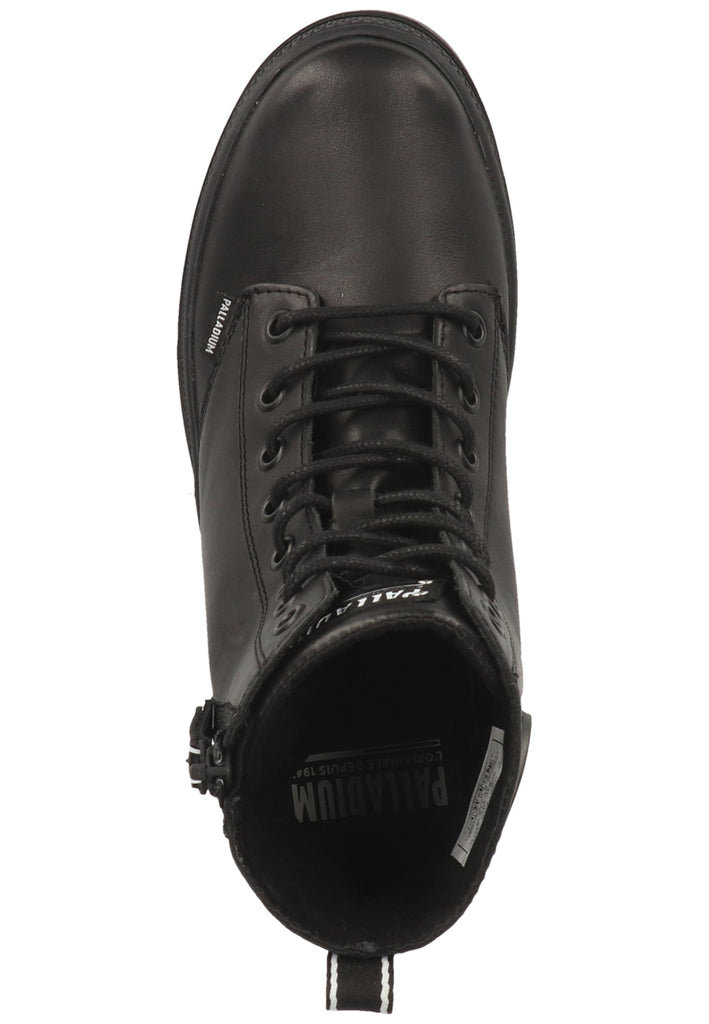 Palladium Stiefelette Leder Schwarz