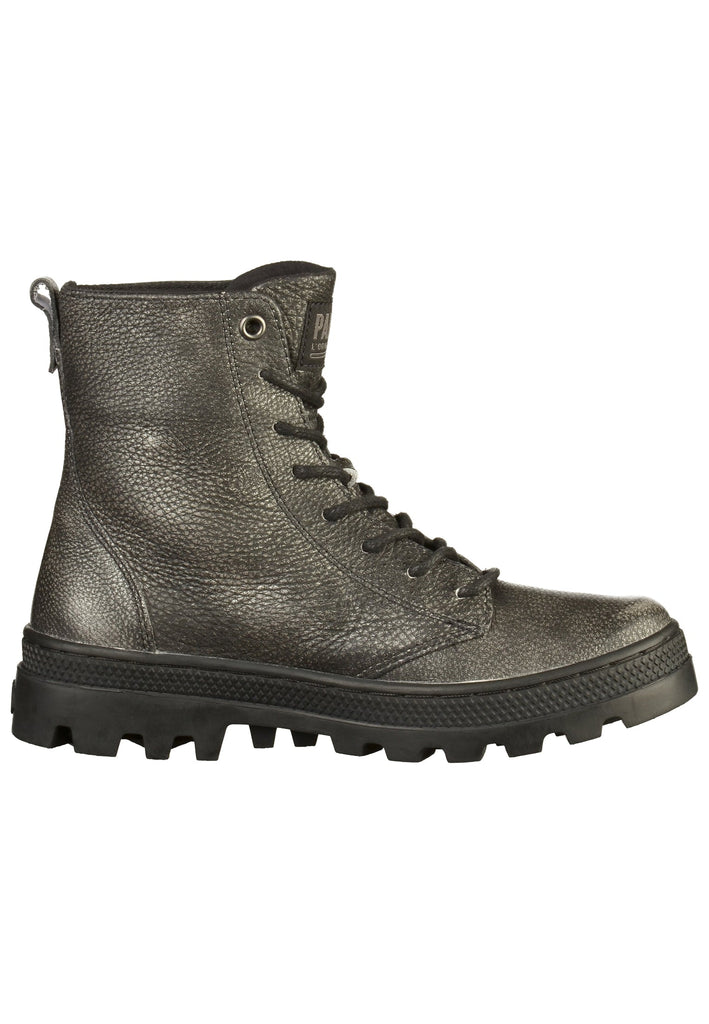 Palladium Stiefelette Leder Schwarz