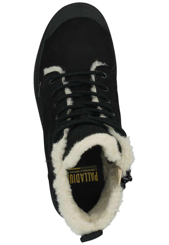 Palladium Stiefelette Leder Schwarz Warmfutter