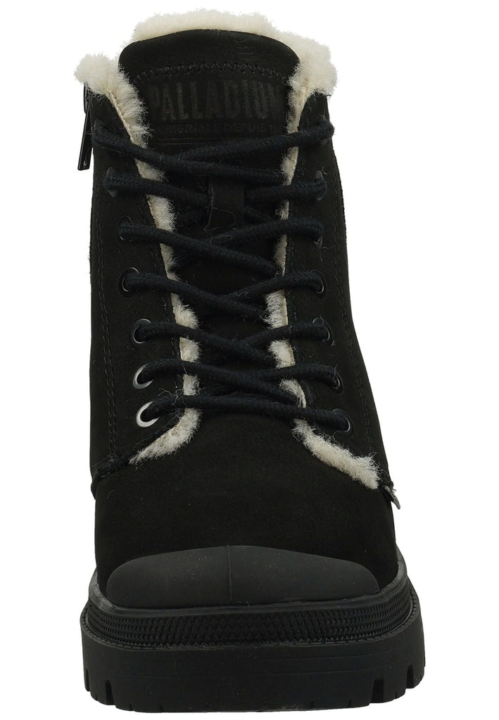 Palladium Stiefelette Leder Schwarz Warmfutter