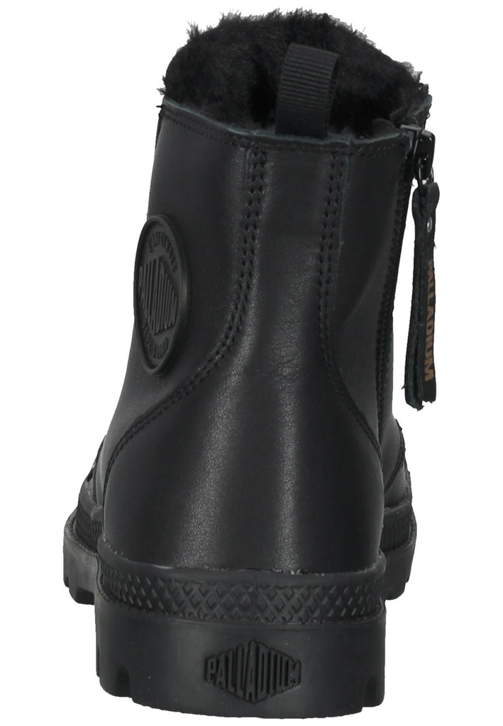Palladium Stiefelette Leder Schwarz Warmfutter