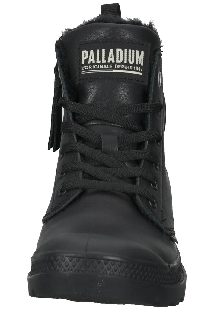 Palladium Stiefelette Leder Schwarz Warmfutter