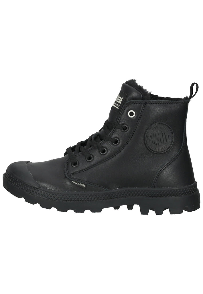 Palladium Stiefelette Leder Schwarz Warmfutter