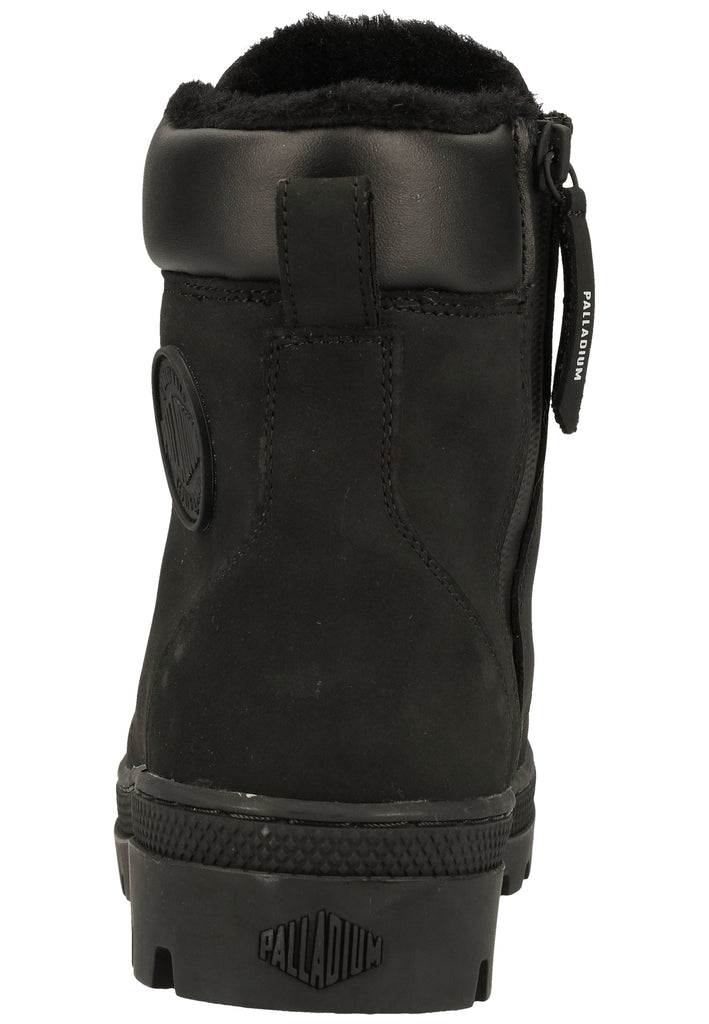 Palladium Stiefelette Leder Schwarz Warmfutter
