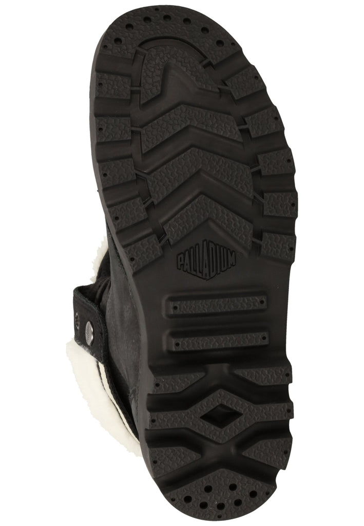 Palladium Stiefelette Leder Schwarz Warmfutter