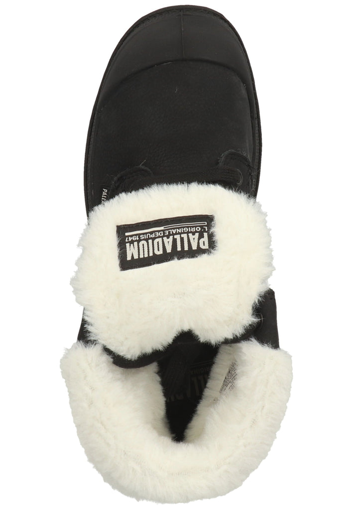 Palladium Stiefelette Leder Schwarz Warmfutter