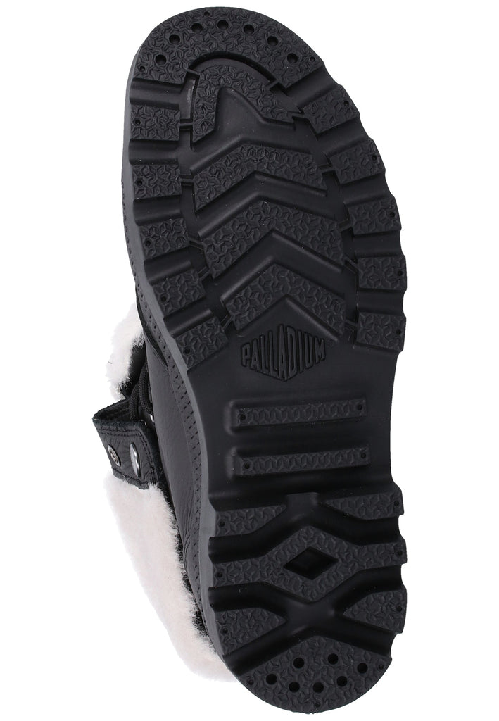 Palladium Stiefelette Leder Schwarz Warmfutter