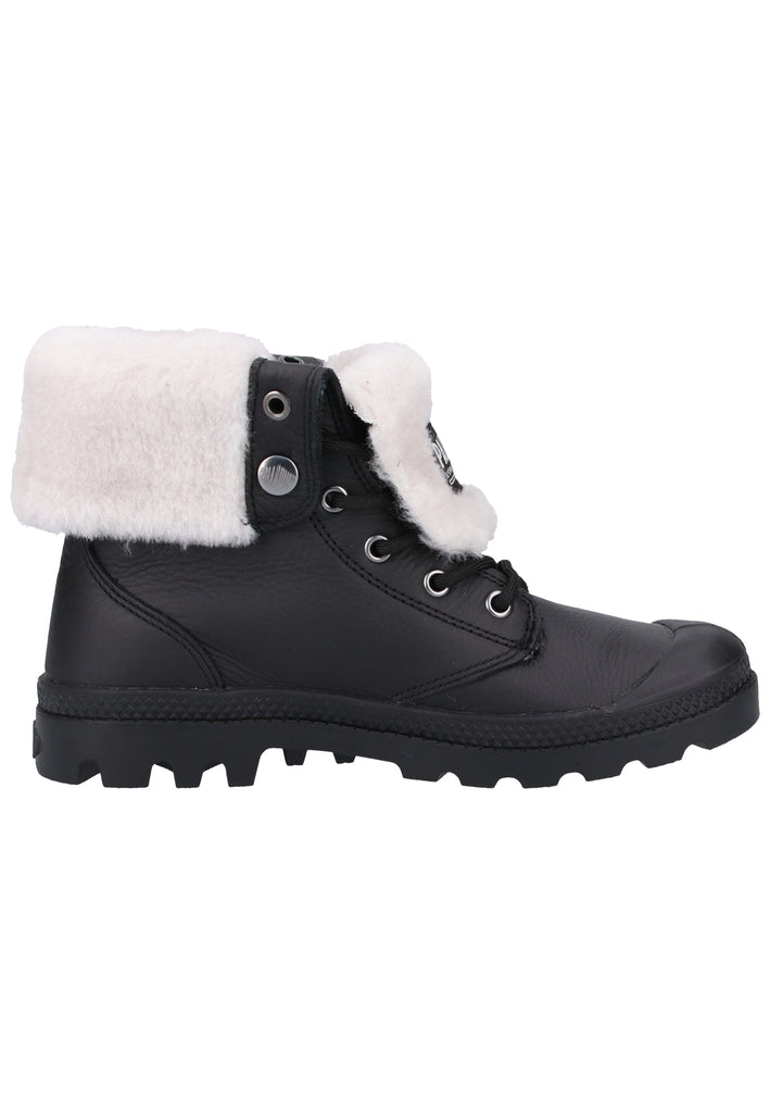 Palladium Stiefelette Leder Schwarz Warmfutter