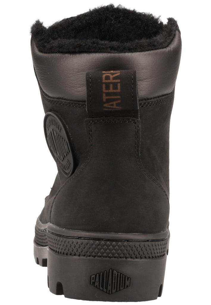 Palladium Stiefelette Leder Schwarz Warmfutter