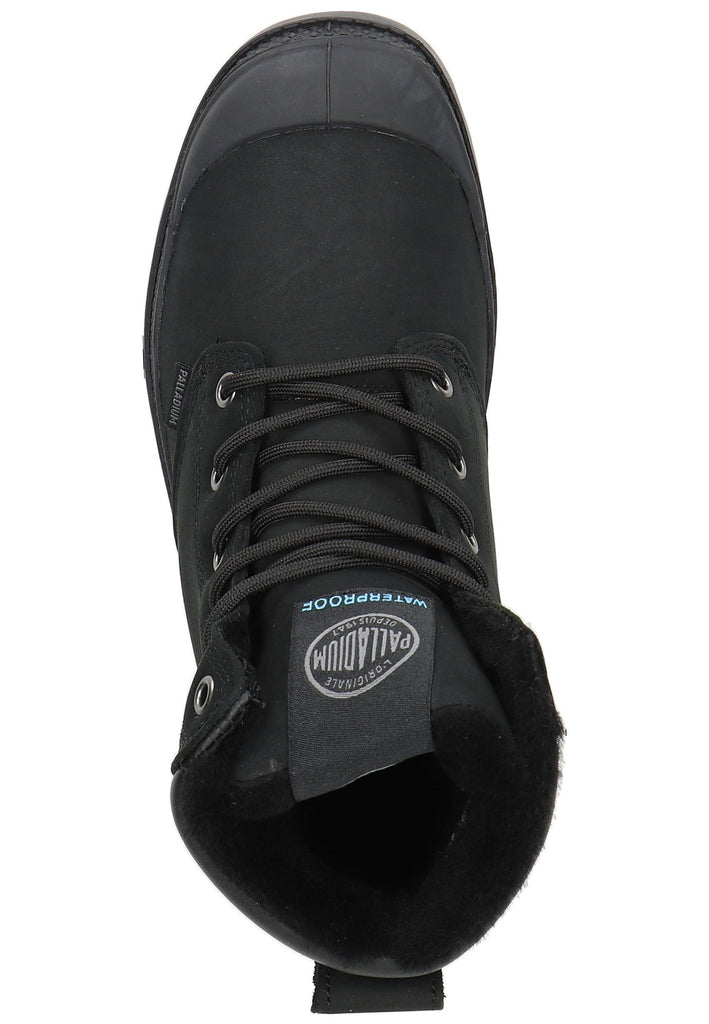 Palladium Stiefelette Leder Schwarz Warmfutter