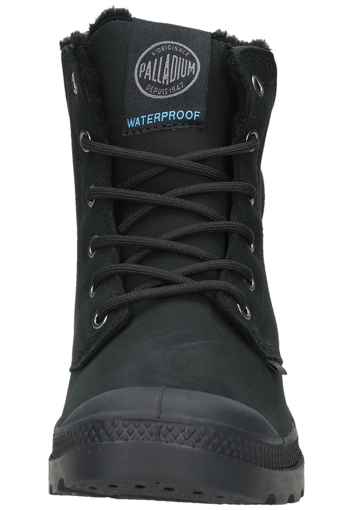 Palladium Stiefelette Leder Schwarz Warmfutter
