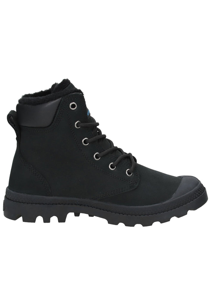 Palladium Stiefelette Leder Schwarz Warmfutter