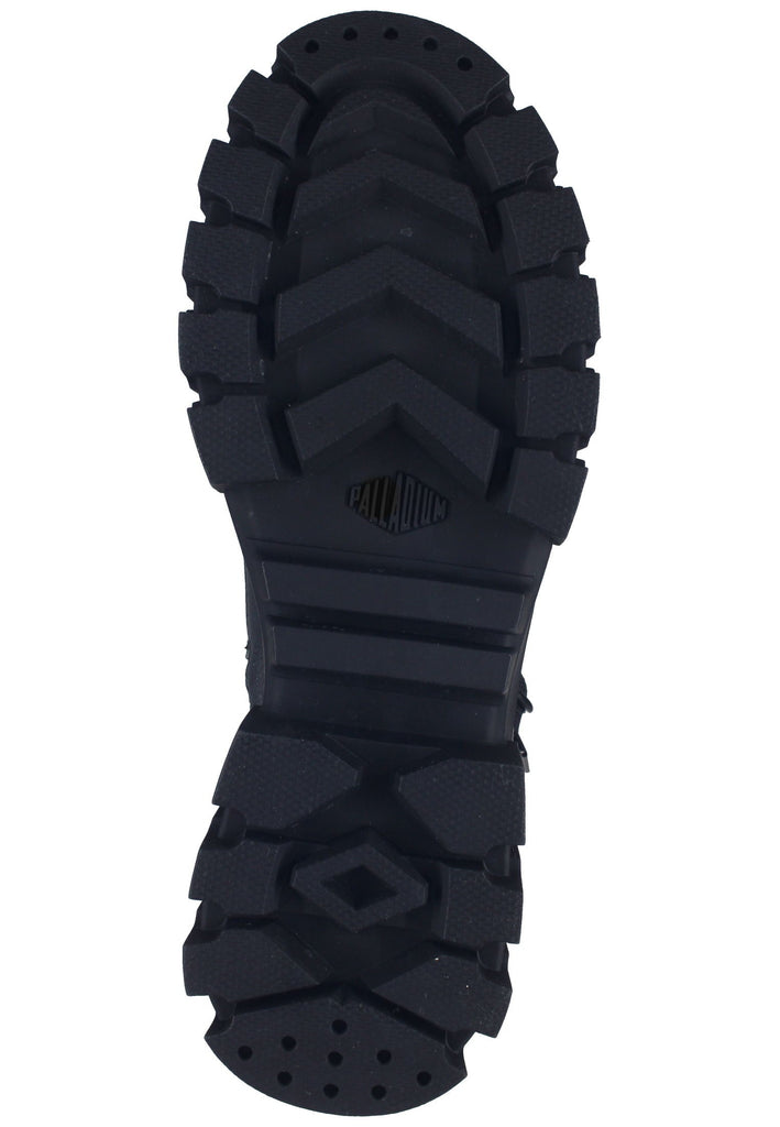 Palladium Stiefelette Leder Silber