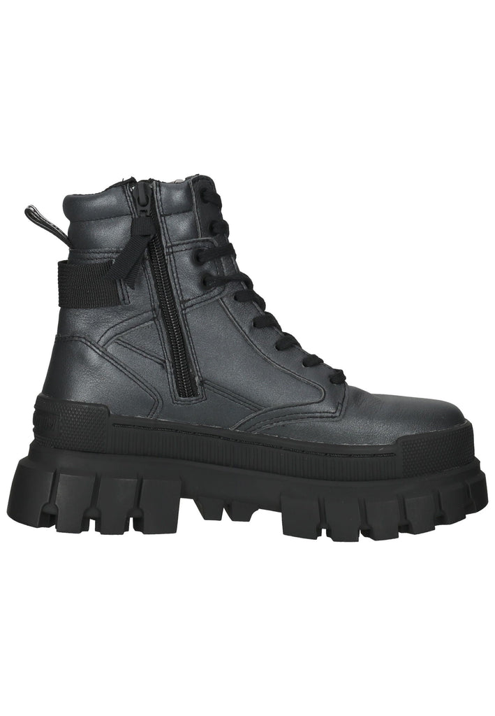 Palladium Stiefelette Leder Silber