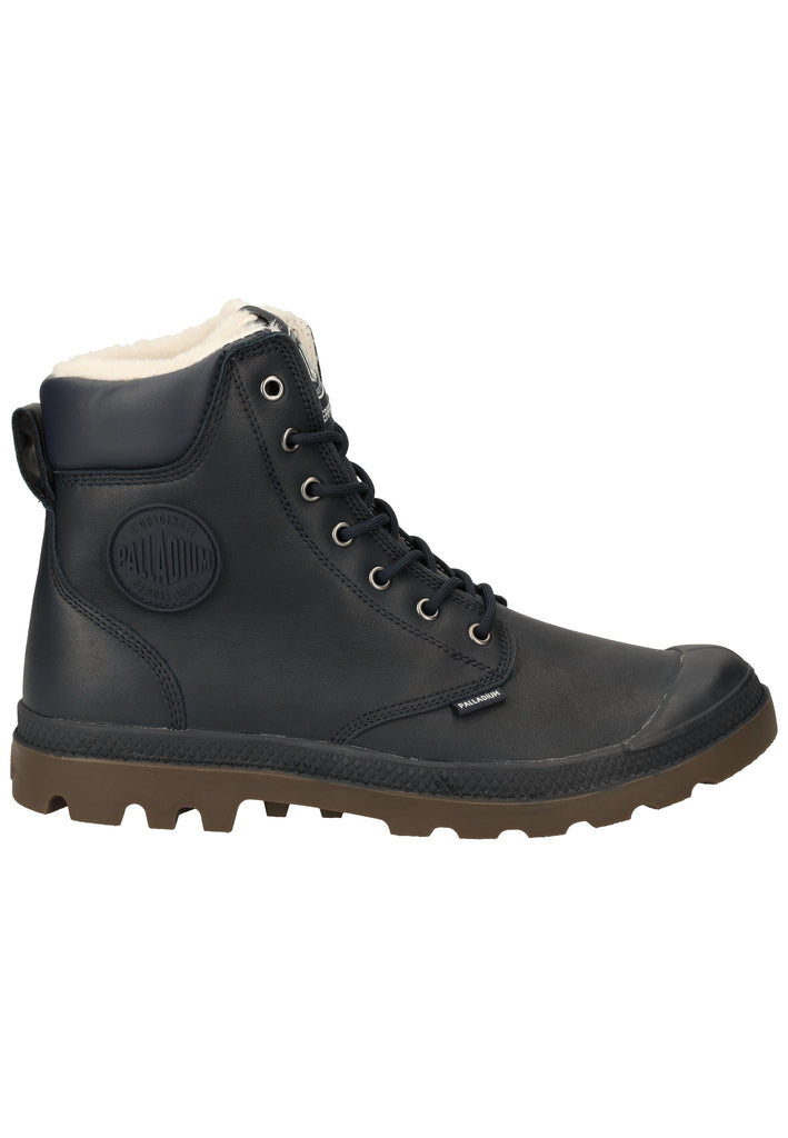 Palladium Stiefelette Leder/Synthetik Dunkelblau Warmfutter