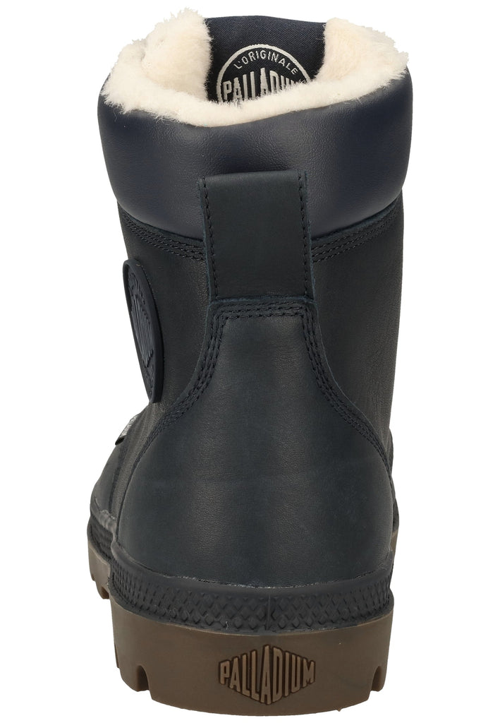 Palladium Stiefelette Leder/Synthetik Dunkelblau Warmfutter