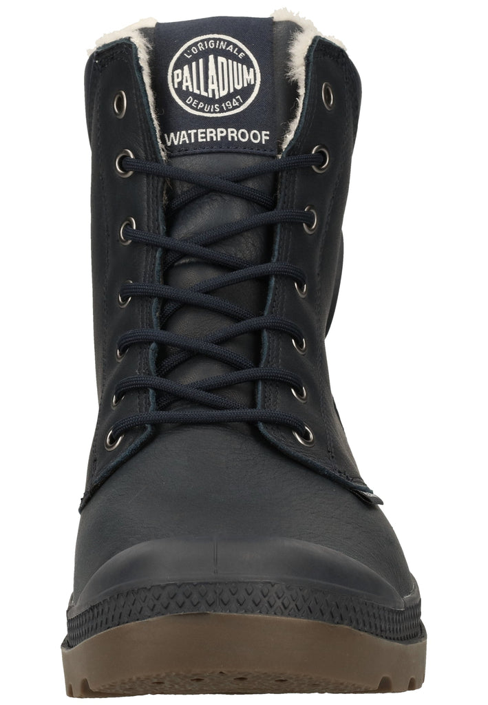 Palladium Stiefelette Leder/Synthetik Dunkelblau Warmfutter