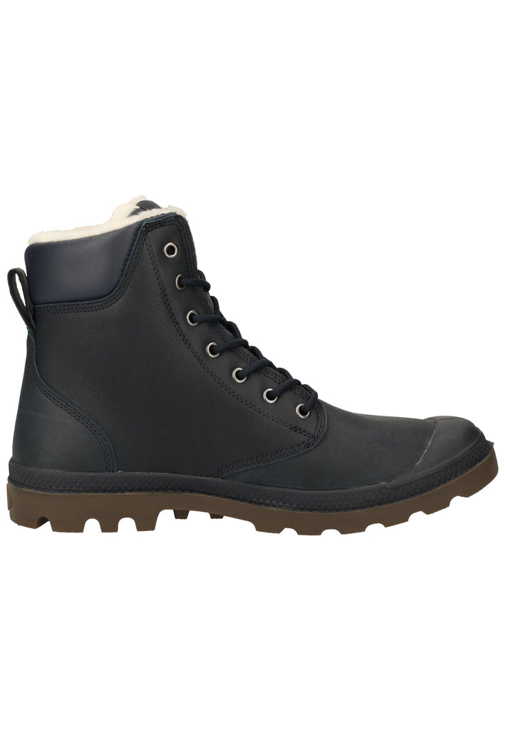 Palladium Stiefelette Leder/Synthetik Dunkelblau Warmfutter