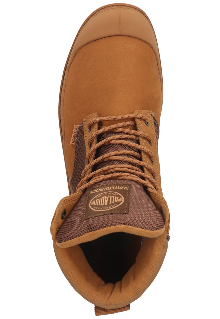 Palladium Stiefelette Leder/Textil Braun