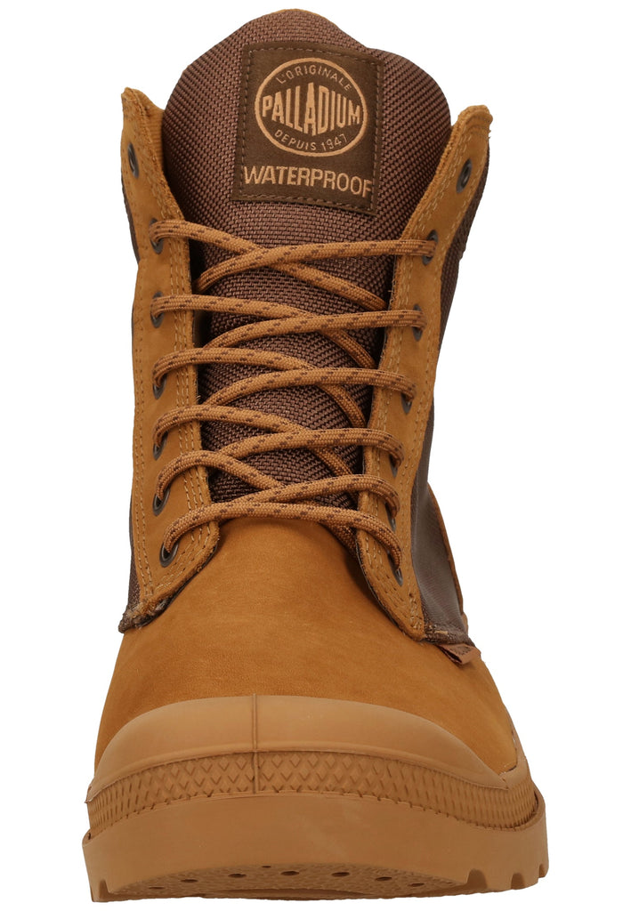 Palladium Stiefelette Leder/Textil Braun