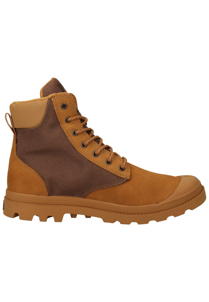 Palladium Stiefelette Leder/Textil Braun