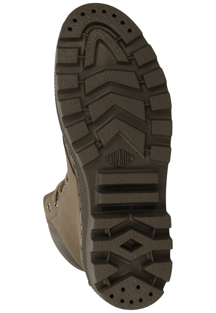 Palladium Stiefelette Leder/Textil Braun