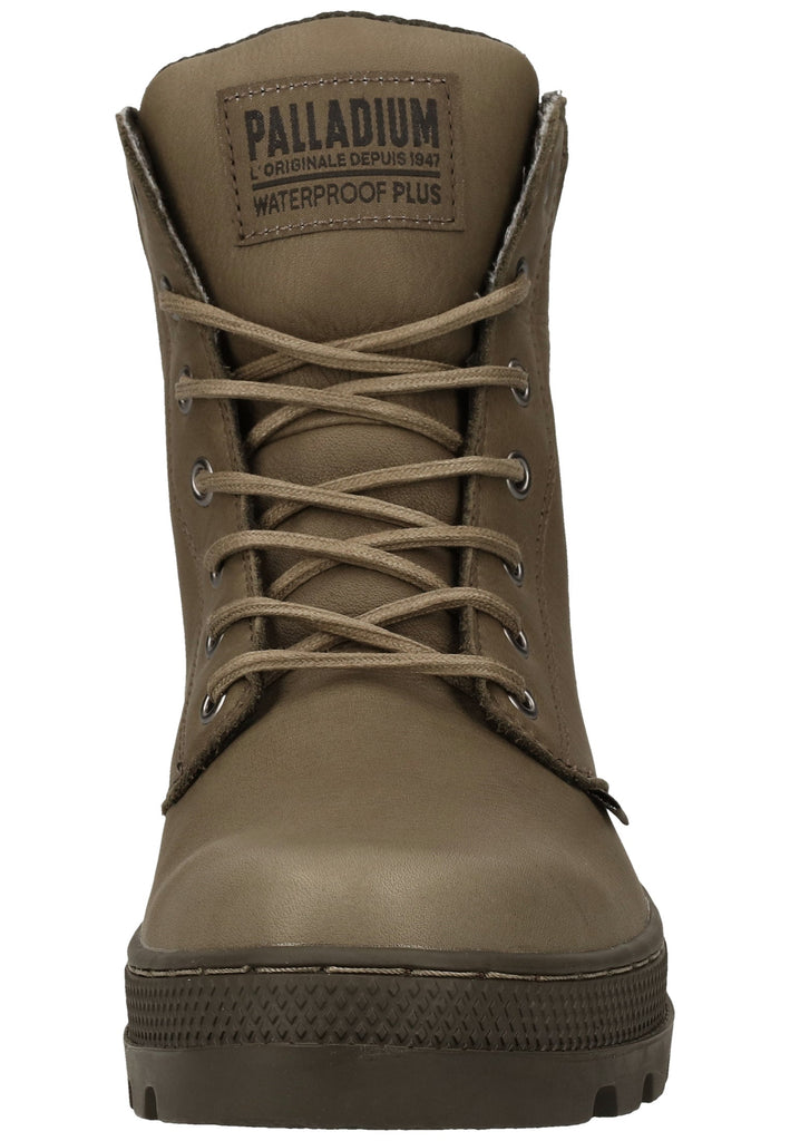 Palladium Stiefelette Leder/Textil Braun