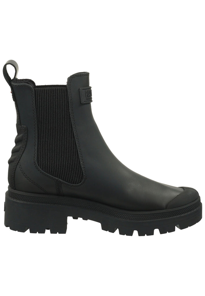 Palladium Stiefelette Leder/Textil Schwarz