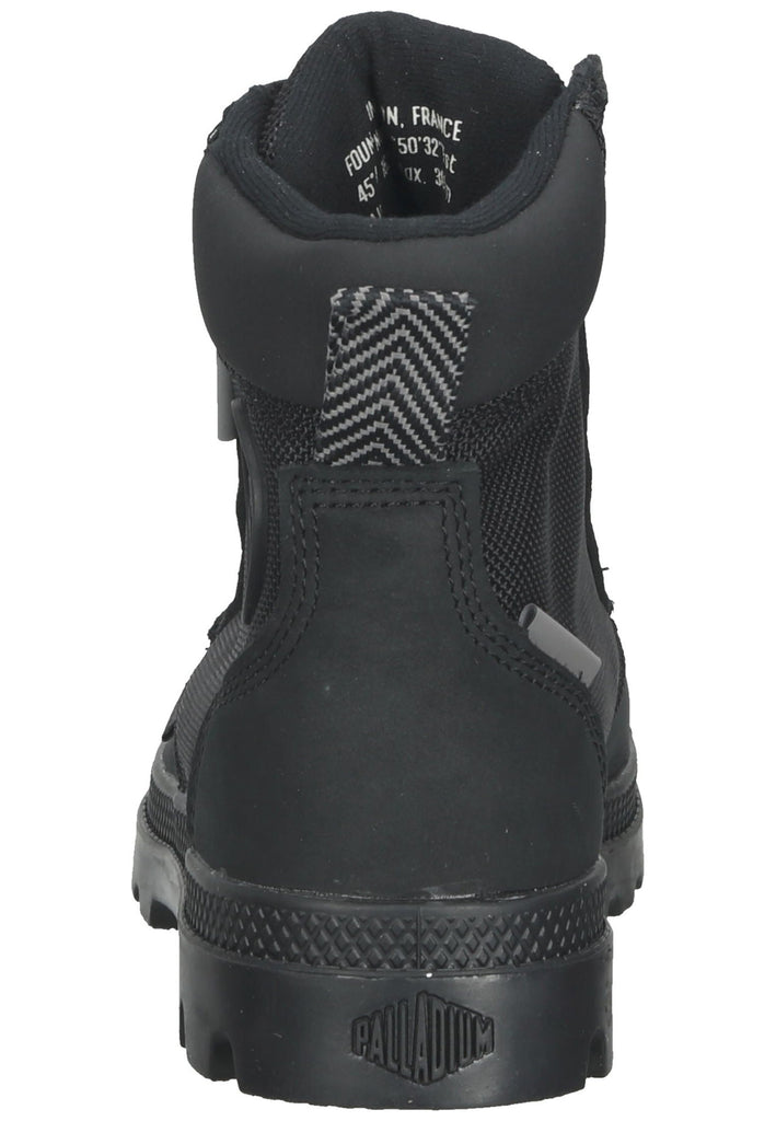 Palladium Stiefelette Leder/Textil Schwarz