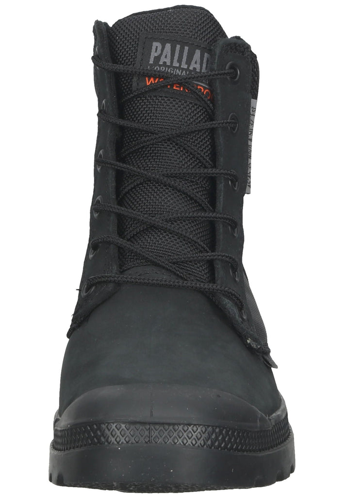 Palladium Stiefelette Leder/Textil Schwarz